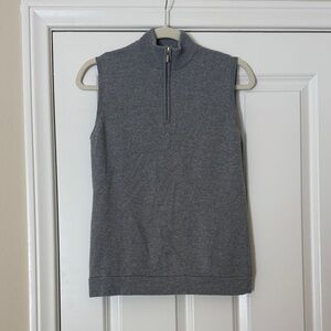 Fairway & Greene Wool Quarter Zip Sweater Vest